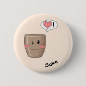 Sushi kawaii button (Vorderseite)