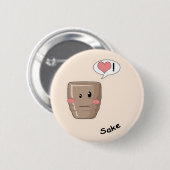 Sushi kawaii button (Vorne & Hinten)