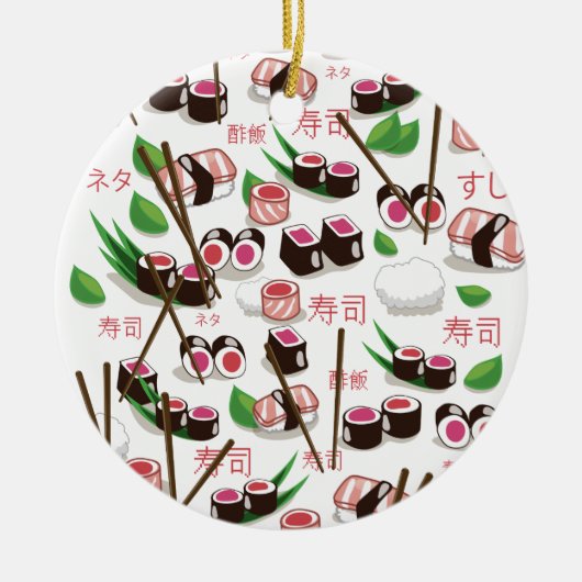 Sushi Keramik Ornament (Vorne)