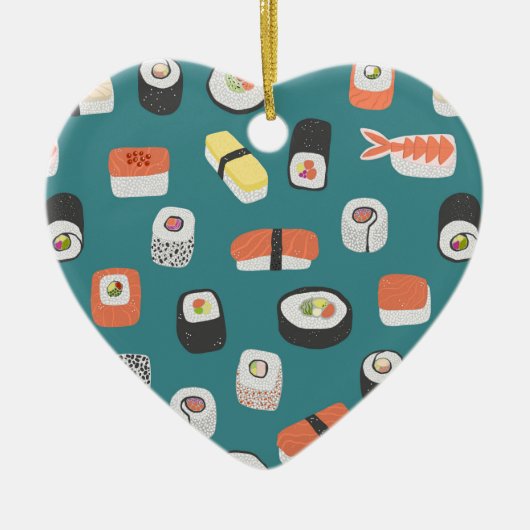 Sushi Keramik Ornament (Vorne)