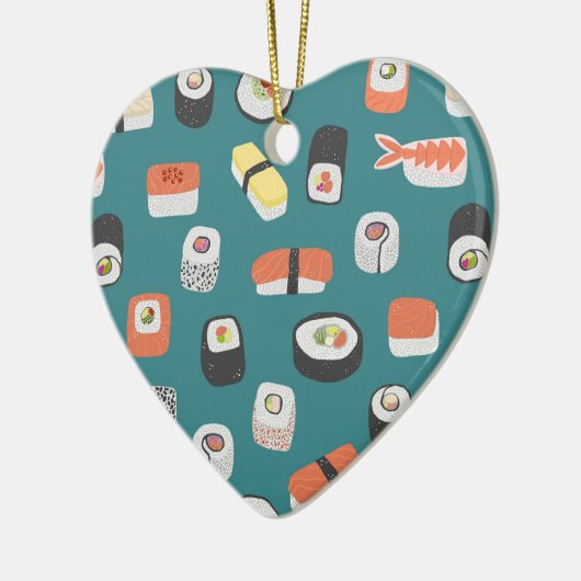 Sushi Keramik Ornament (Links)