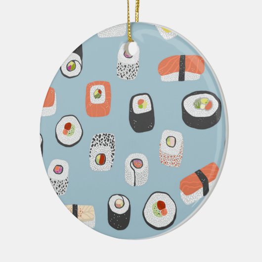 Sushi Keramik Ornament (Links)