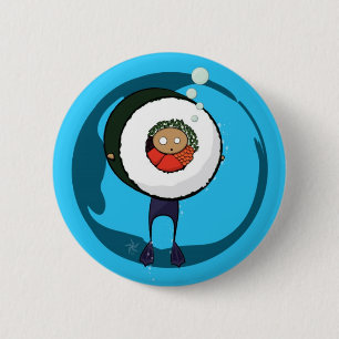 Sushi-Knopf Button