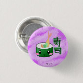 Sushi-Knopf Button (Vorne & Hinten)