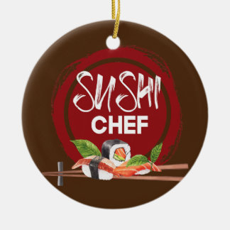 Sushi Koch Anime Kawaii Japan Cuisine Koch Food Keramik Ornament