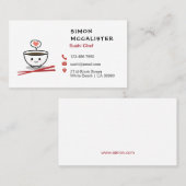 Sushi Koch Visitenkarte (Vorne/Hinten)