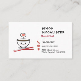 Sushi Koch Visitenkarte