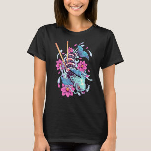 Sushi Koi Fisch Japanisch Koi Karpfensee Japan Kir T-Shirt