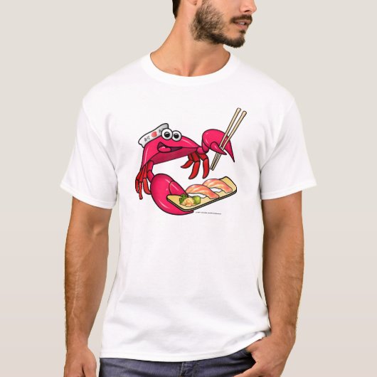 Sushi-Krabbe T-Shirt (Vorderseite)