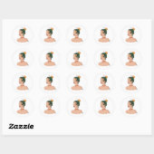 Sushi Lady Sticker (Blatt)