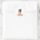 Sushi Lady Sticker (Tasche)