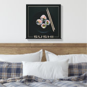 Sushi-Leinwand Leinwanddruck (Insitu (Schlafzimmer))