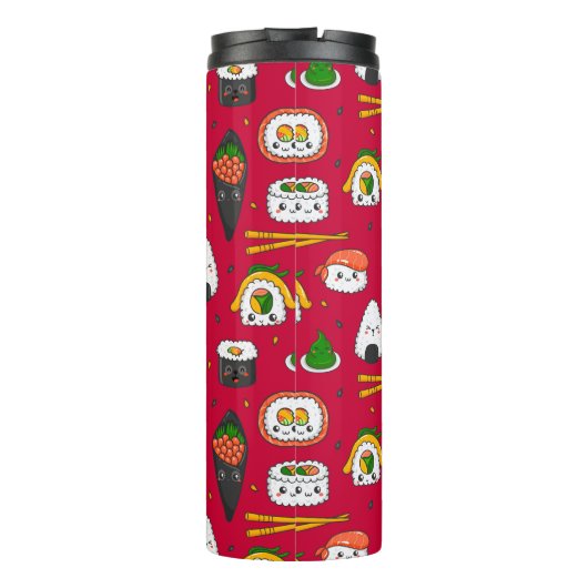 Sushi Liebe Thermosbecher (Rückseite)