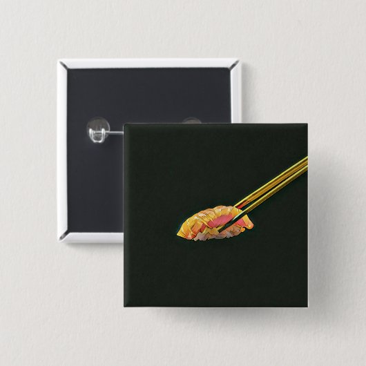 Sushi-Liebesgeschenk Button (Vorne & Hinten)