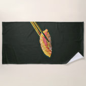 Sushi-Liebesgeschenk Strandtuch (Vorderseite)