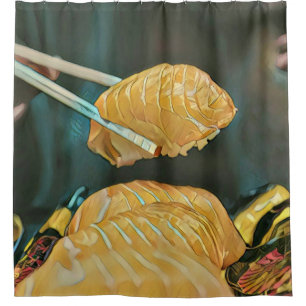 Sushi-Liebhaber asiatischer Küche Duschvorhang