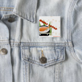 Sushi-Liebhaber Button (Beispiel)