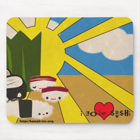 Sushi-Liebhaber Mousepad (Vorne)