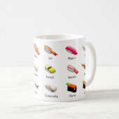 Sushi liebt Mug Kaffeetasse (VorderseiteRechts)