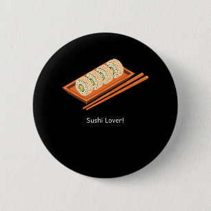 Sushi Lover Button