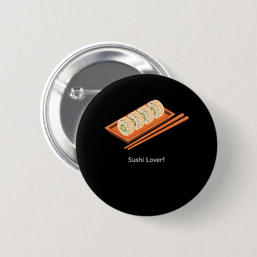 Sushi Lover Button (Vorne & Hinten)