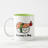 Sushi-Lover-Geschenk Zweifarbige Tasse (Links)