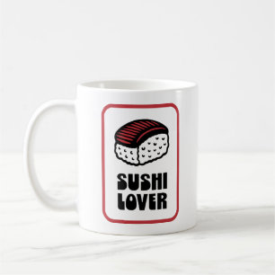 Sushi lover nigiri retro ästhetisch kaffeetasse