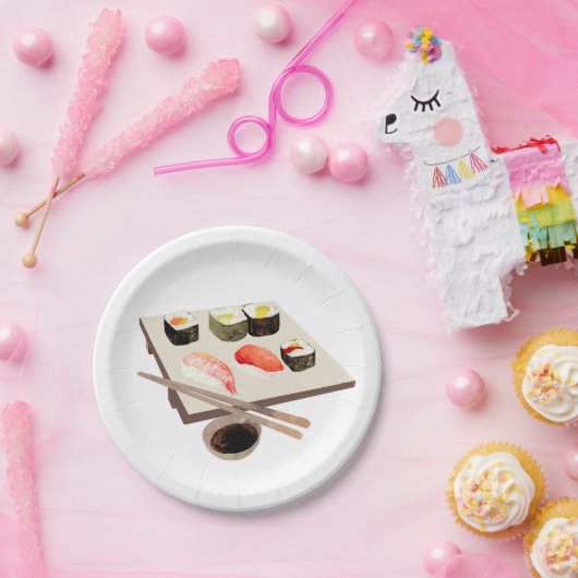 Sushi Lover Party Pappteller (Party)