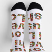 Sushi Lover Text Socken (Oben)