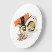 SUSHI lover Wall Uhren (Winkel)