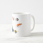 Sushi macht mich glücklich kaffeetasse (VorderseiteRechts)