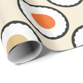 Sushi Maki Polka Dots Geschenkpapier (Rolleneckpunkt)