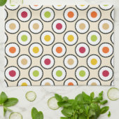 Sushi Maki Polka Dots Geschirrtuch (Gefaltet)