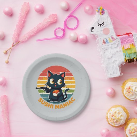 Sushi maniac pappteller (Party)