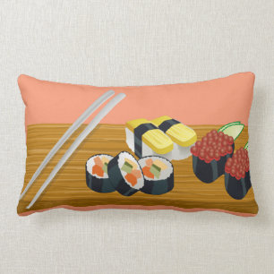Sushi Mannschaft Lendenkissen