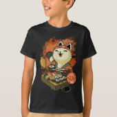 Sushi Master Cat T-Shirt (Vorderseite)