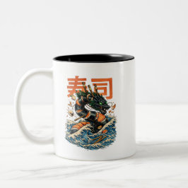 SUSHI-MEERESDRACHE ZWEIFARBIGE TASSE