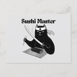 Sushi-Meister Postkarte