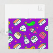 Sushi Moki Postkarte (Vorne/Hinten)