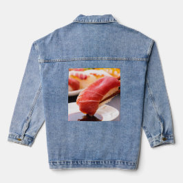 Sushi Moment – Where Flavor Begins on Denim Jeansjacke