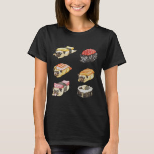 Sushi Mops Watercolor Classic T - Shirt 487