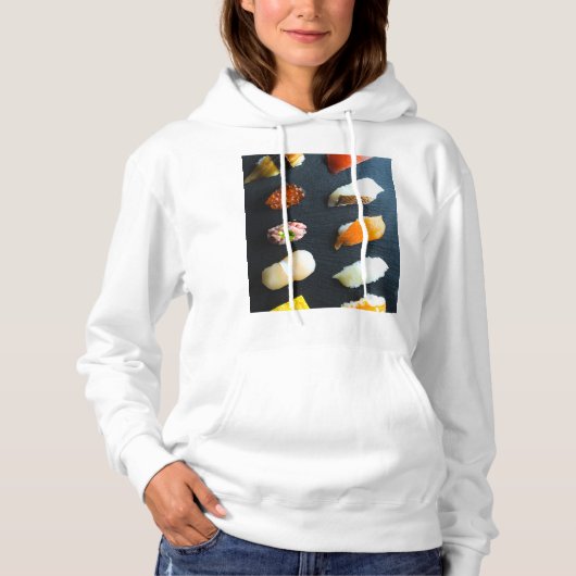Sushi Museum on a Blackboard Hoodie (Vorderseite)