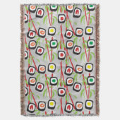 Sushi-Muster Decke (Vorderseite Vertikal)