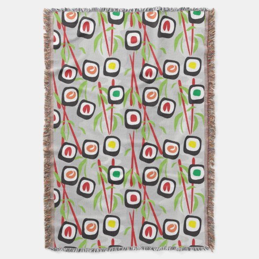 Sushi-Muster Decke (Vorderseite Vertikal)