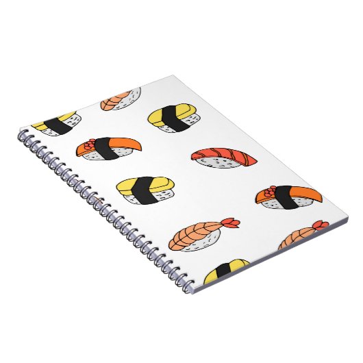 Sushi-Muster Notizblock (Rechte Seite)