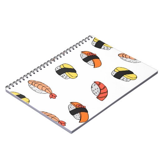 Sushi-Muster Notizblock (Linke Seite)