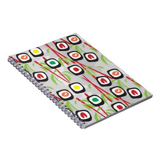 Sushi-Muster Notizblock (Rechte Seite)