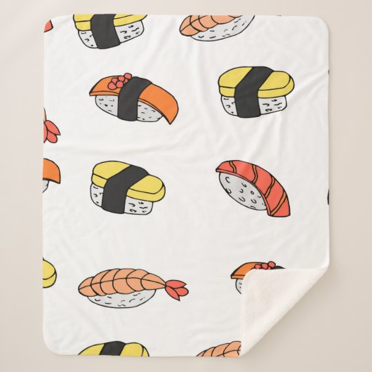 Sushi-Muster Sherpadecke (Vorderseite)