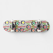 Sushi-Muster Skateboard (Horizontal)