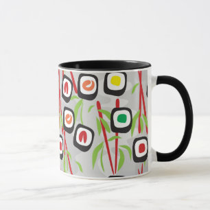 Sushi-Muster Tasse